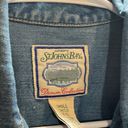 St. John’s Bay ST JOHN'S BAY Vintage Denim Vest 100% Cotton-Small Photo 2