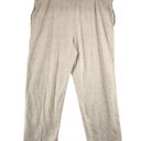 Coldwater Creek  Womens Size XL Pants Linen Blend Cream Drawstring Wide Leg USA Photo 4