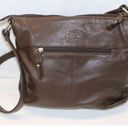 Stone Mountain Vintage  Genuine Leather Dark Brown Shoulder Bag - Large Photo 2