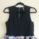 Brat Star  Black Multicolored Dress Sz Large Photo 4