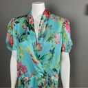 Rococo  Sand dress STUNNING!! Floral Turquoise Citrine large Beach Revolve NWT Photo 4