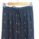 Hill House NEW NWT  Jammie Jewel Pant In Black Multi Photo 3