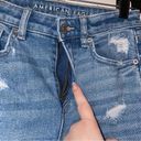 American Eagle  Stretch Mom Straight Jean Distressed Size 2 Photo 5