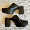 ZARA  Platform Black Clogs 9 Photo 1