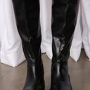 FashioNova Black Knee High Boots Photo 2