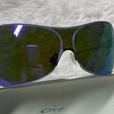 Oakley  Conduct Sunglasses Polished White/Violet Iridium Lens
(discontinued) Photo 0