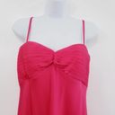 Calvin Klein  Pink Sateen Party Prom Long Gown Photo 3