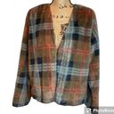 Est. 1946 Faux Fur Plaid Jacket by  Size Large Photo 0