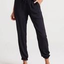 Bella Dahl  Flowy Jogger Black Lounge Pants Women's size Large Photo 0