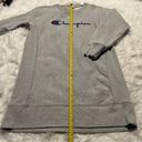 Champion  Reverse Weave Long Sleeve Sweatshirt Dress in Grey Photo 3