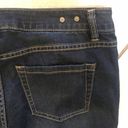 CAbi  flare leg dark rinse bootcut jeans with distressing on front legs size 4 Photo 2