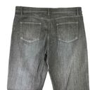 J.Jill  Denim Black Stretch Cotton Blend High-Rise Straight Leg Jeans Size 18 Photo 4