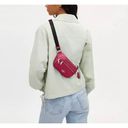 Coach  Mini Belt Bag in Bright Violet Leather CL479 Photo 5