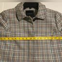 Talbots  Plaid Checkered Mac Classic Lined Jacket Overcoat - 4 Photo 5