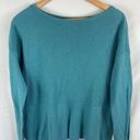 J.Jill  Turquoise Juno Ribbed Sweater Size Medium Photo 0