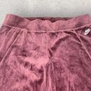 Nike Women’s Burgundy  Velour Pants size M soft fleece-lined cabincore blokecore Photo 2