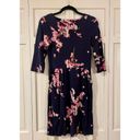 Blossom Joules Beth navy floral cherry  sheath dress Photo 2