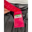 Commando  Black Faux Leather Paperbag Waist Crop Pants Size L NWT Photo 4