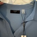 Tahari Blue Collared Shirt Photo 4