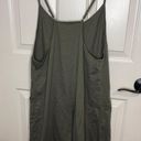 Cider Minimalist Everyday Sage Green  Romper With Pockets Size L Summer Casual Photo 3