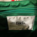 Target Luella for  Red Cherry Canvas Green Tote Bag Purse Photo 3