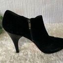 via spiga  Open Toe Ankle Booties Black Suede 10 Photo 0