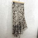 Suzy Shier Vintage style asymmetrical leaf print skirt size small‎ Photo 1