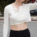 John Galt Brandy Melville Cropped Sweater Photo 2