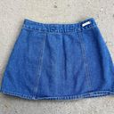 Brandy Melville Button Up Jean Skirt Photo 3