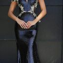 Scarlett Portia and  Black And Gold Gown Photo 0