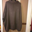 J.Jill  pure Jill cashmere Sleeveless cowl neck tunic poncho sweater brown m/l Photo 1