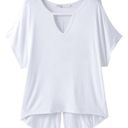 prAna | White Linden V-Neck Top Photo 3