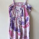 Purple Pink Tie Dye Bodysuit Romper Size XL Photo 5