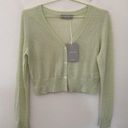 Everlane  Featherweight Alpaca Cardigan - Green Photo 1