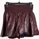Karlie Faux Leather High Waisted Skort Size Small Photo 0