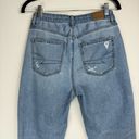 American Eagle  Mom Jeans Sz 4 Medium Wash Distressed Photo 9