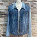 sts blue 𝅺 women denim jean jacket Sz M oversized Photo 10