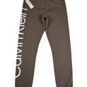 Calvin Klein  Performance Sweatpants Fleece Joggers Size XS Beige Brown Photo 2