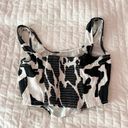 TJ Maxx Lone Star Cow Print Square Neck Corset Top Size Small Photo 1