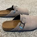 Suede Clogs Size 6.5 Photo 1