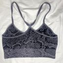 Snakeskin sports bra Gray Photo 1