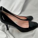 Isaac Mizrahi Vintage  Black Patent Leather Pumps Size 6.5B Photo 2