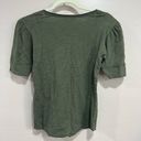 Bohme NWTs  Olive Green Button Tee Photo 1