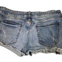 Arizona Jean Company ARIZONA Jean Short Shorts Size 0, Distressed 5 pocket zipper and button closure Photo 1