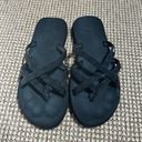 Teva  Black Strap Foam Sandals Photo 1