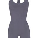 SKIMS Outdoor Mid Thigh Onesie In Steel Blue M Photo 4