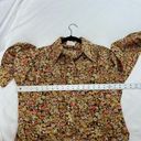 White Stag Vintage  Yellow Pink Floral Button Up Blouse Photo 6