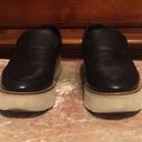 Vince Zeta Black Leather Slip-on Wedge Platform Loafers $295 EUC 6 Photo 2