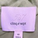 Cinq à Sept NWT CINQ A SEPT Women's Petunya Silk Prickly V-Neckline Pear Mini Dress Size 10 Photo 6