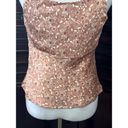 Treasure & Bond  Women's Pink Floral Satin Sleeveless Cap Sleeve Blouse S NWOT Photo 6